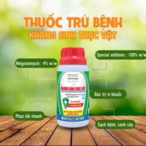chai thuốc trừ nấm khuẩn kháng sinh thực vật