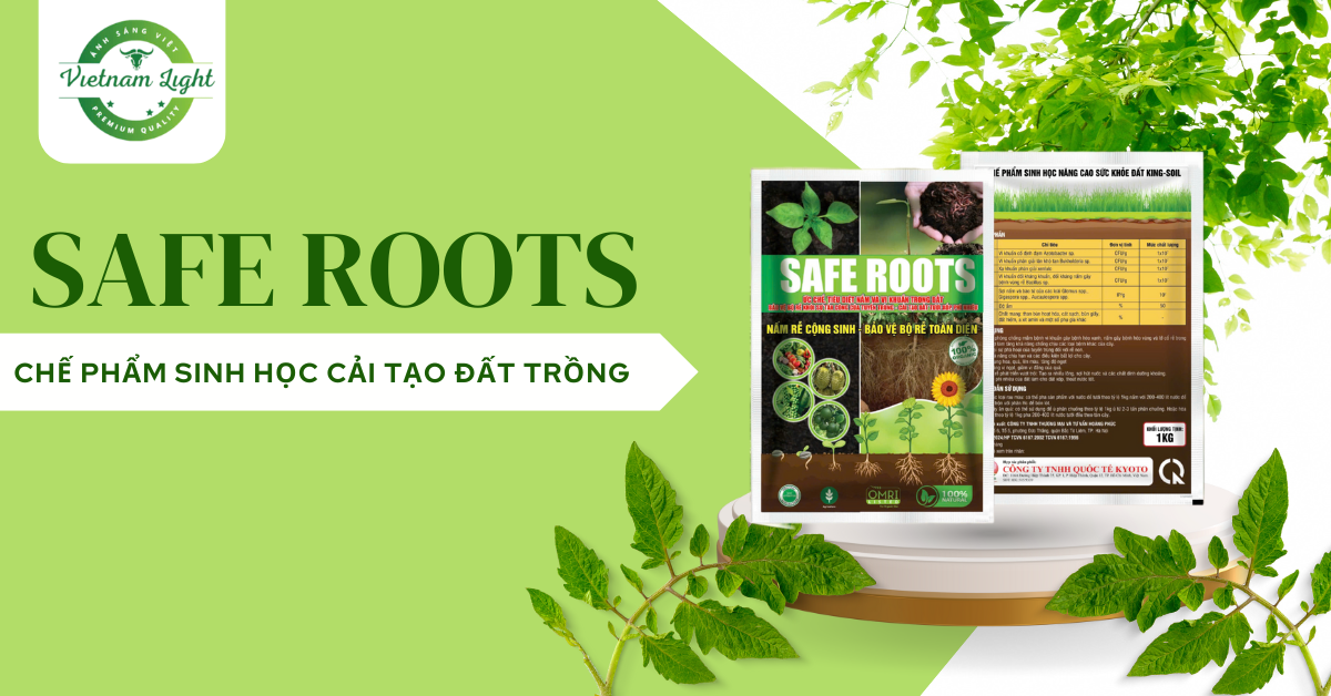 Safe Roots - Chế phẩm sinh học cải tạo đất - Việt Nam Light