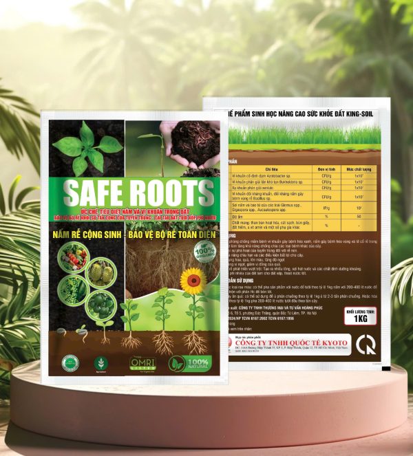 Safe Root Sign Safe Roots - Chế phẩm sinh học cải tạo đất - Việt Nam Light