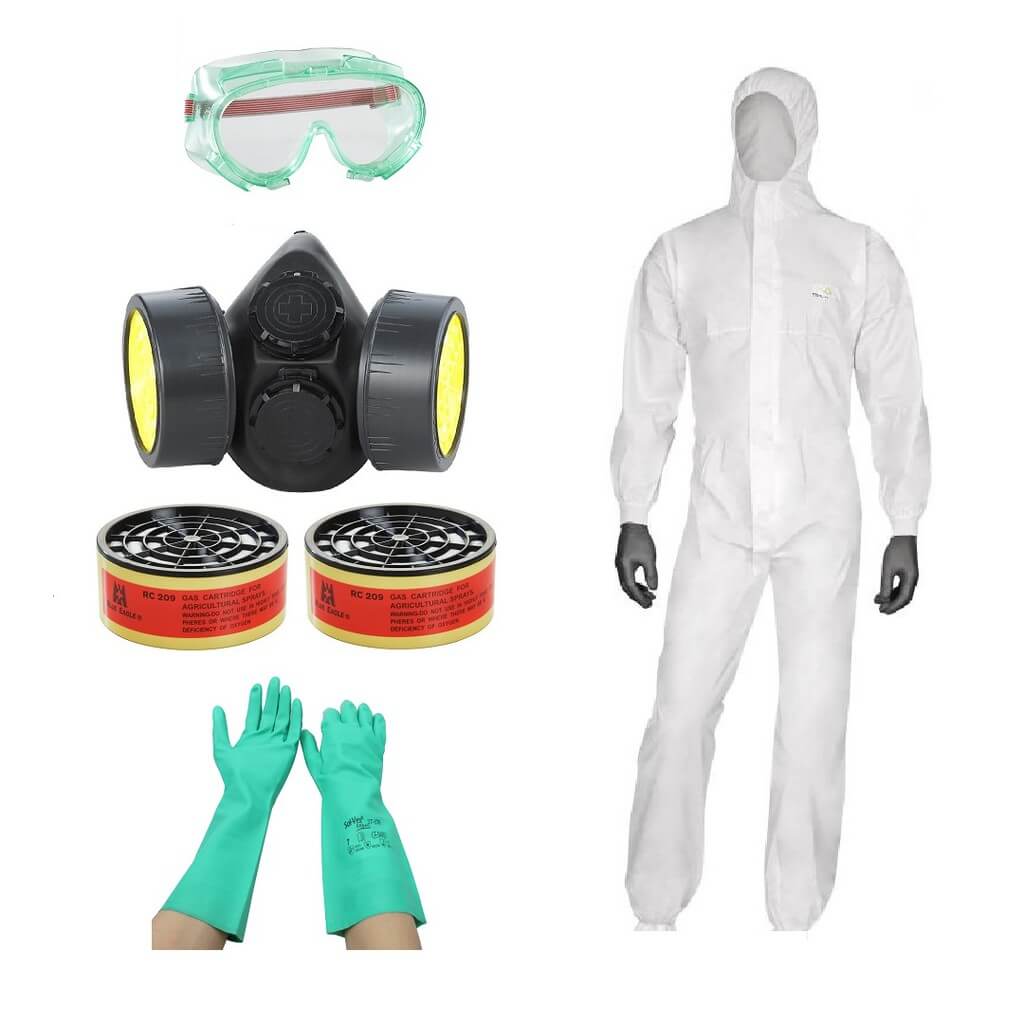 Đồ bảo hộ khi phun thuốc trừ sâu