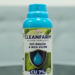Thuốc sát khuẩn rửa vườn sau thu hoạch cleanfarm